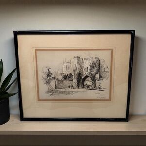 Vintage Sidney Barrett Pottergate Lincoln Print